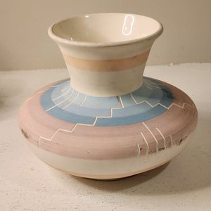 Southwest Clay Pot‎ Vase Signed By Artist (Stiles)